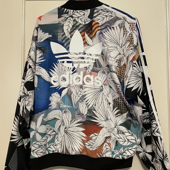adidas Jackets & Blazers - Adidas Floral Track Jacket